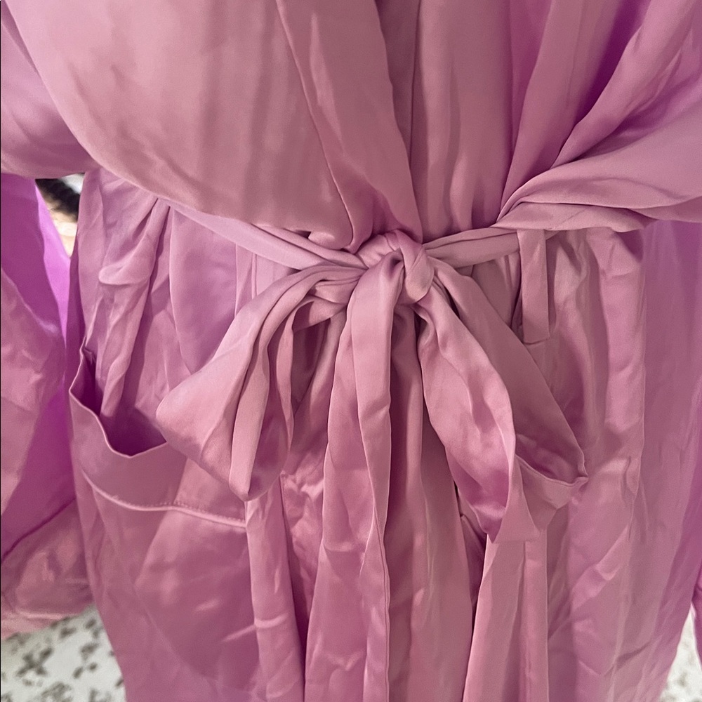 Skims woven shine sleep robe - Picture 5 of 10
